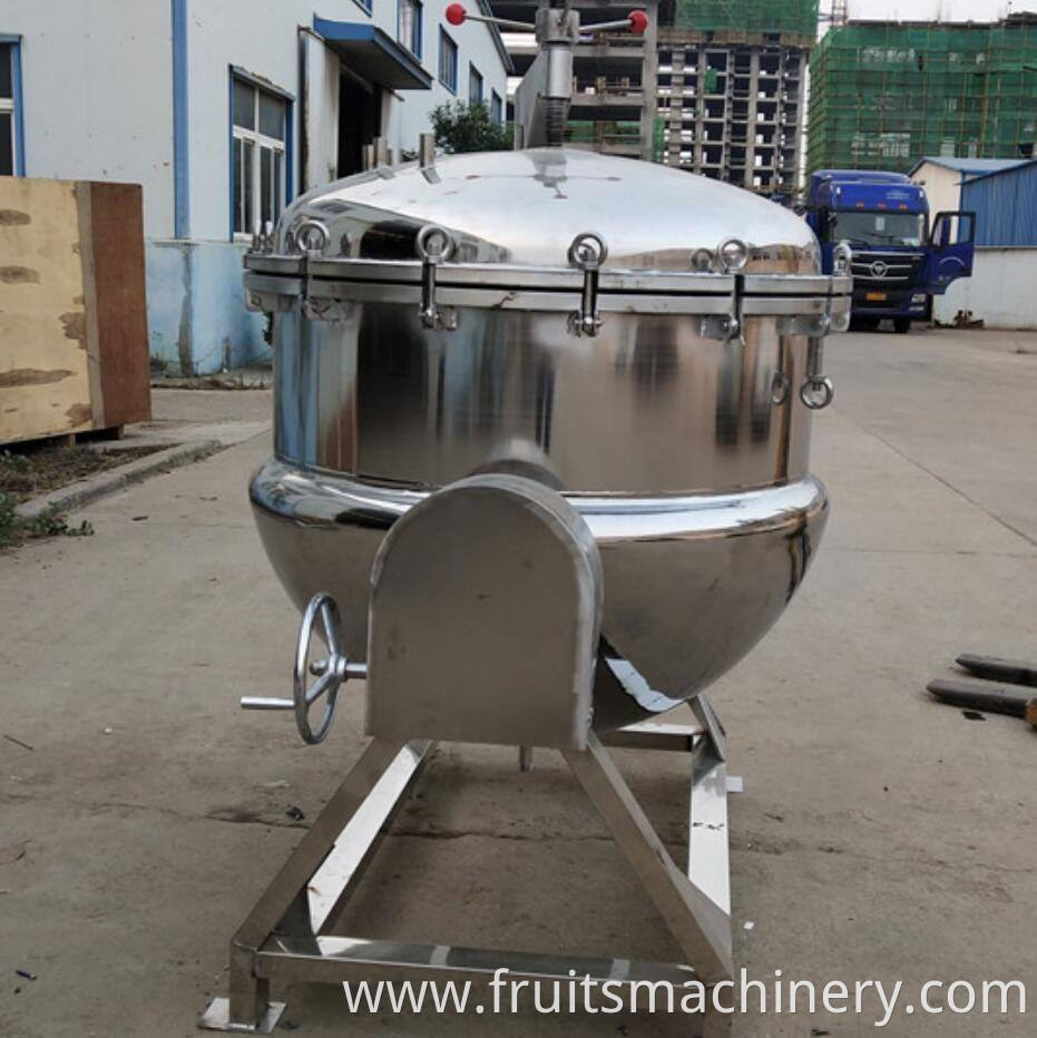 Industrial Vacuum dip Sugar Pot candied / pickles production line